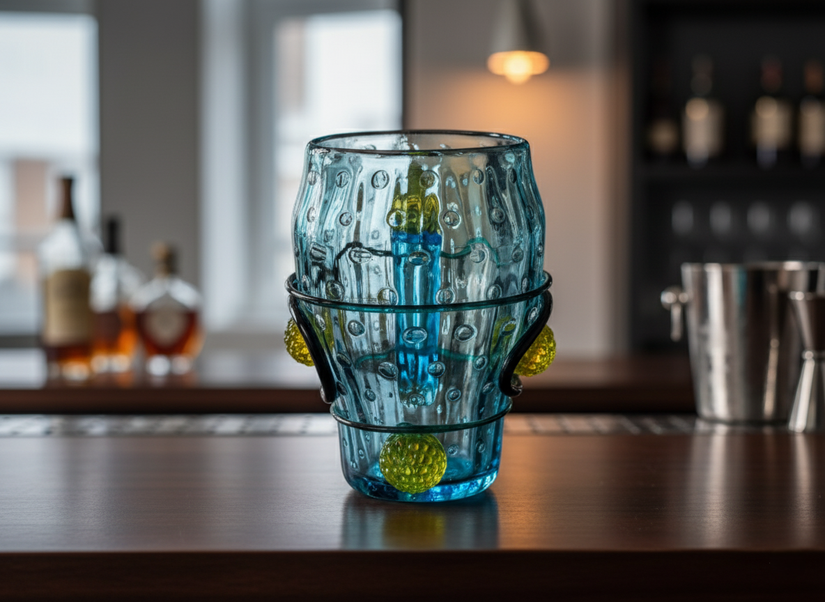 Boccale da Birra in Vetro di Murano
