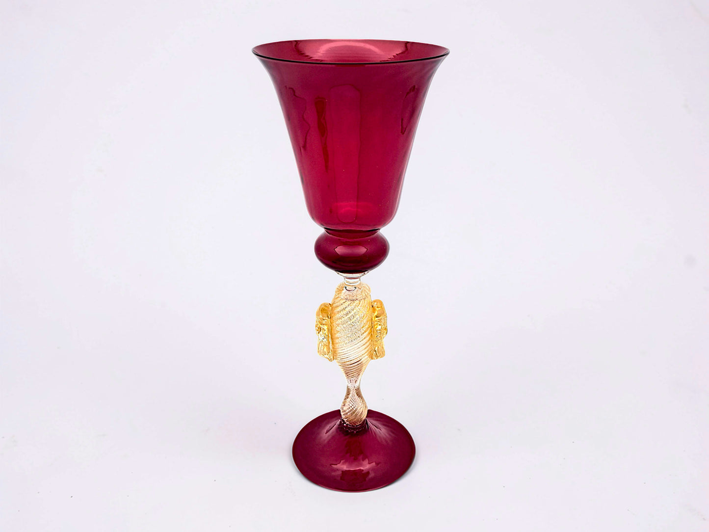 Tipetto Veneziano in Vetro di Murano, Rosso Rubino