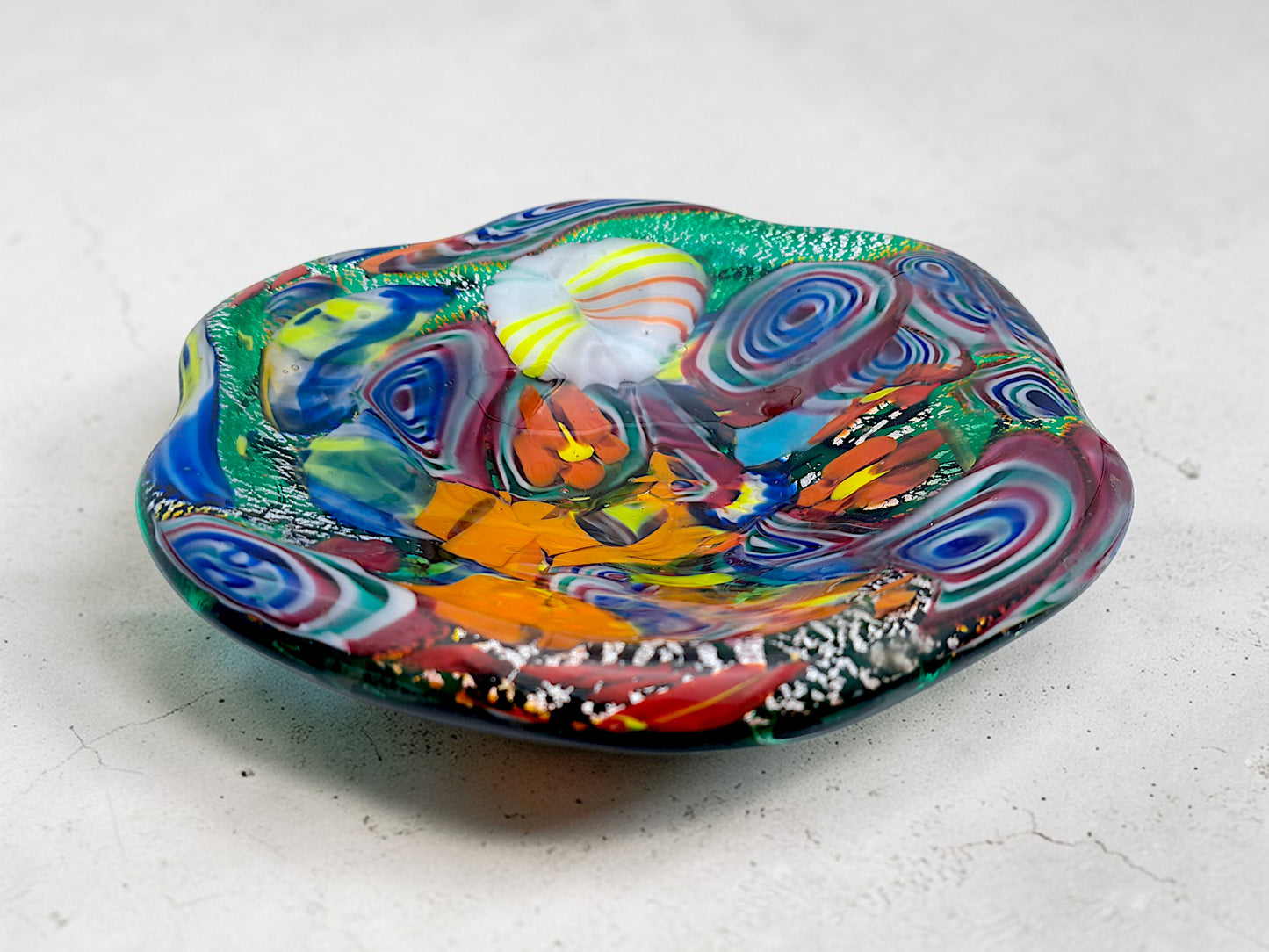 Murano Glass Centerpiece, AVEM Glassworks, Tutti Frutti