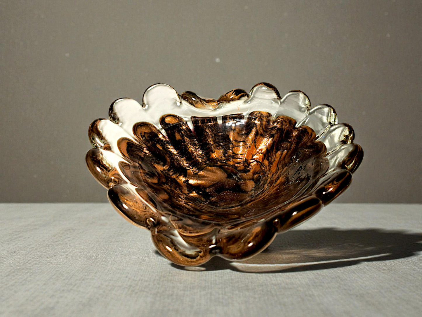 Centrotavola in Vetro di Murano, Avventurina