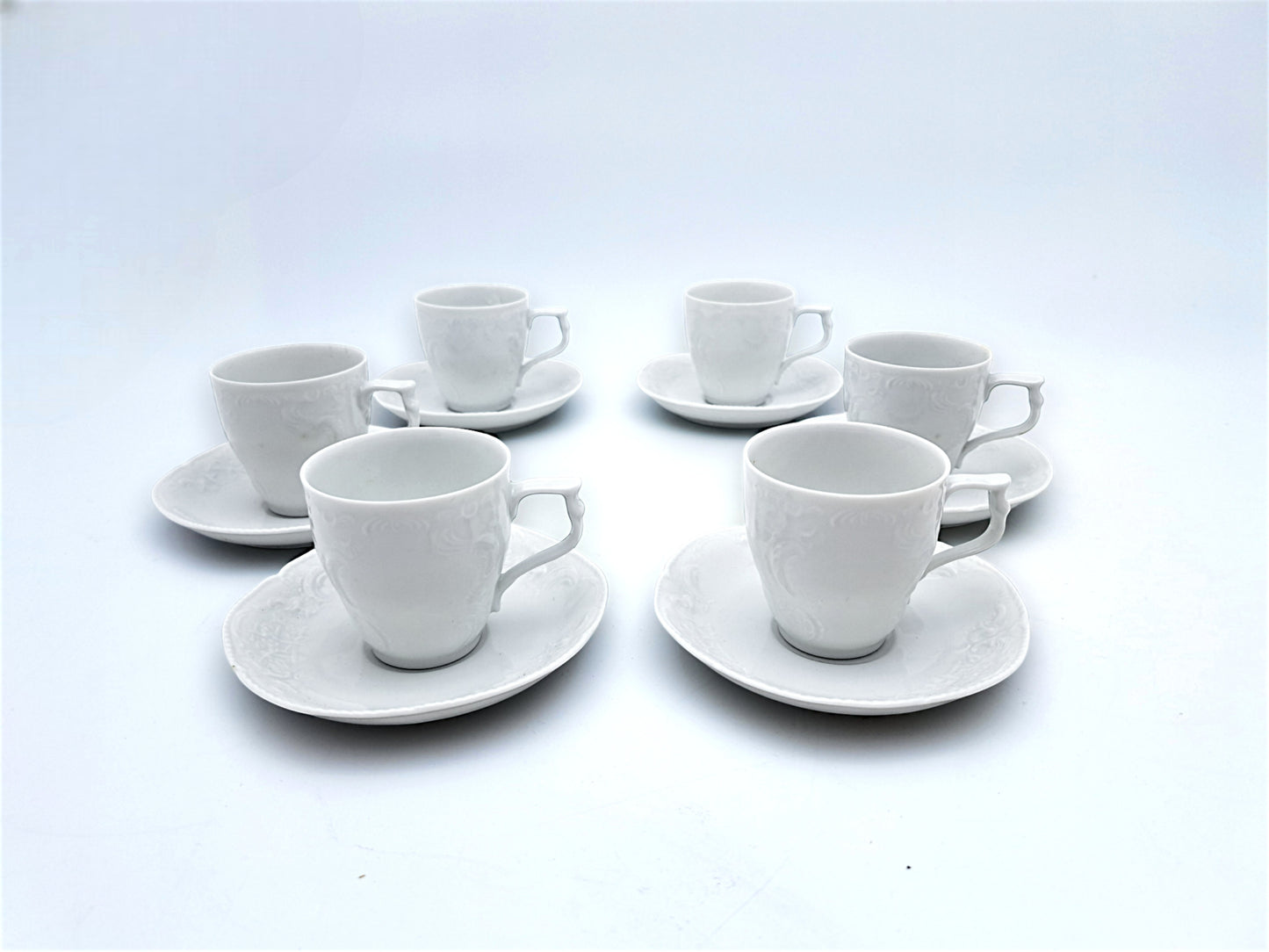Servizio 6 Tazze da Caffè, Rosenthal, Modello Sanssouci
