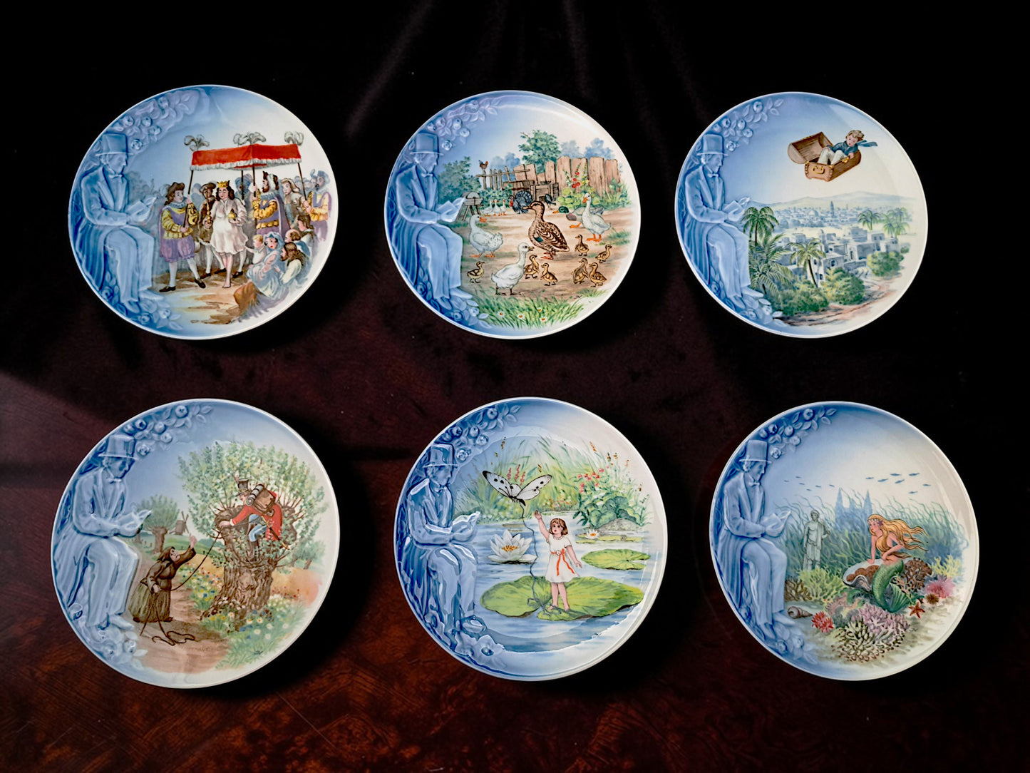 Set 6 Piatti da Collezione, Bing & Grondahl, Jorgen Nielsen