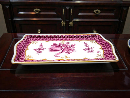 Vassoio Decorativo in Porcellana, Meissen