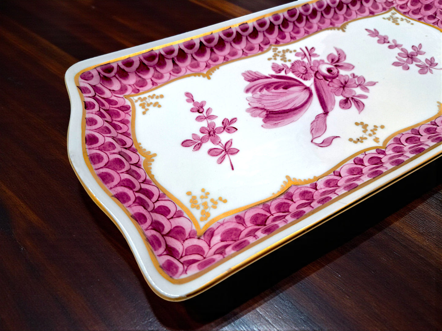Vassoio Decorativo in Porcellana, Meissen