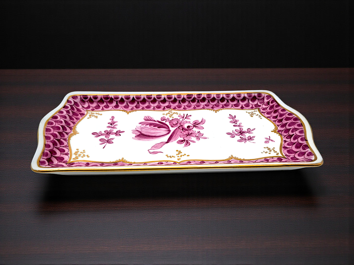 Vassoio Decorativo in Porcellana, Meissen