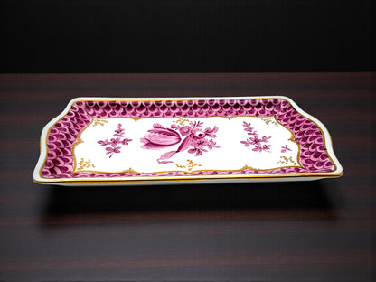 Vassoio Decorativo in Porcellana, Meissen