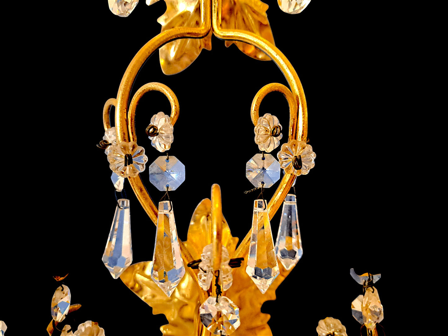 Coppia di Lampade da Parete, Stile Maria Teresa