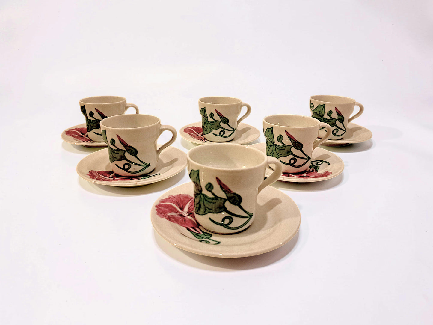 Servizio 6 Tazze da Caffè, Richard Ginori, Modello Eco
