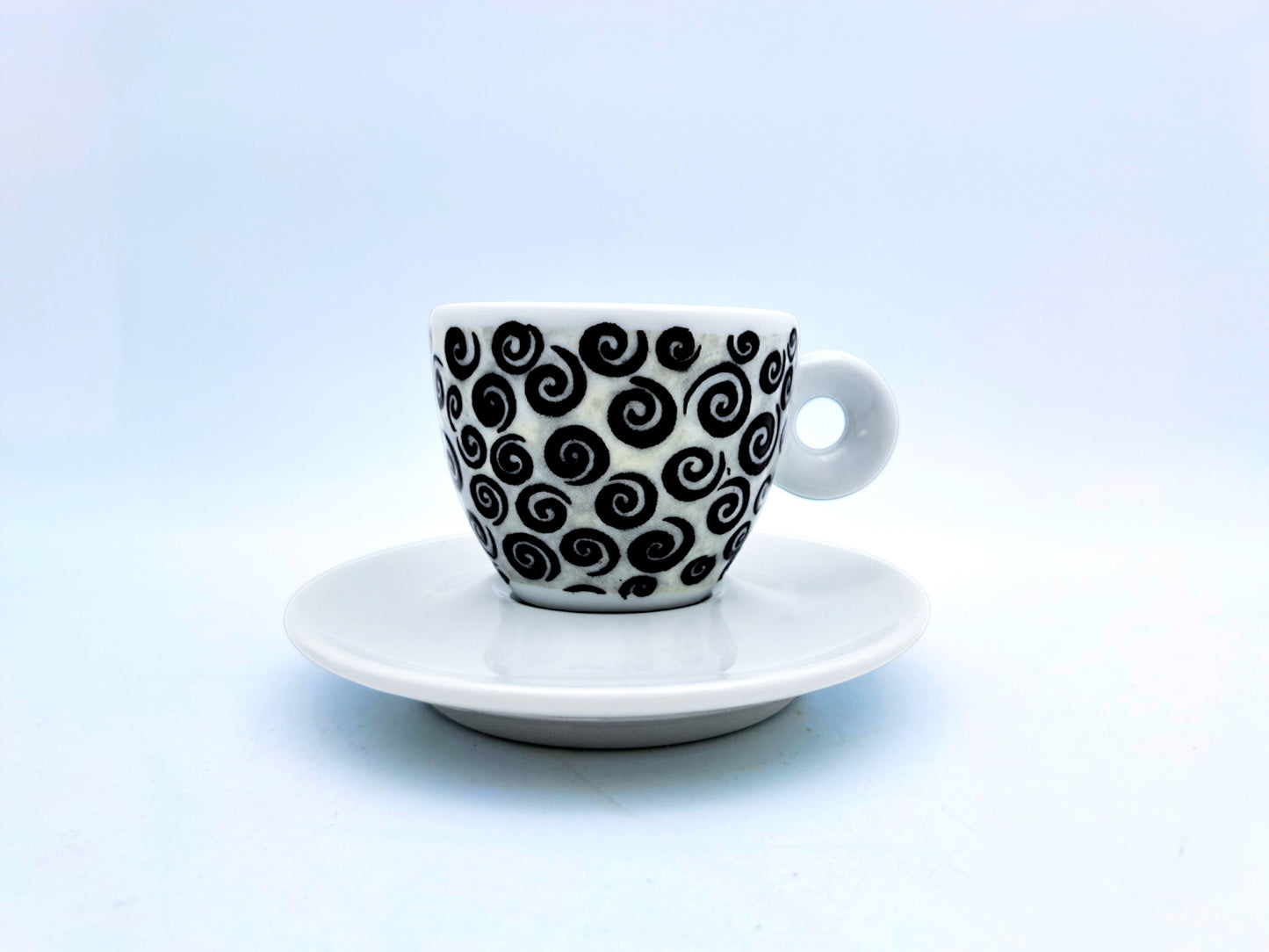 Servizio 6 Tazzine Caffè, Illy Art Collection, Spirali, Pietro Belli