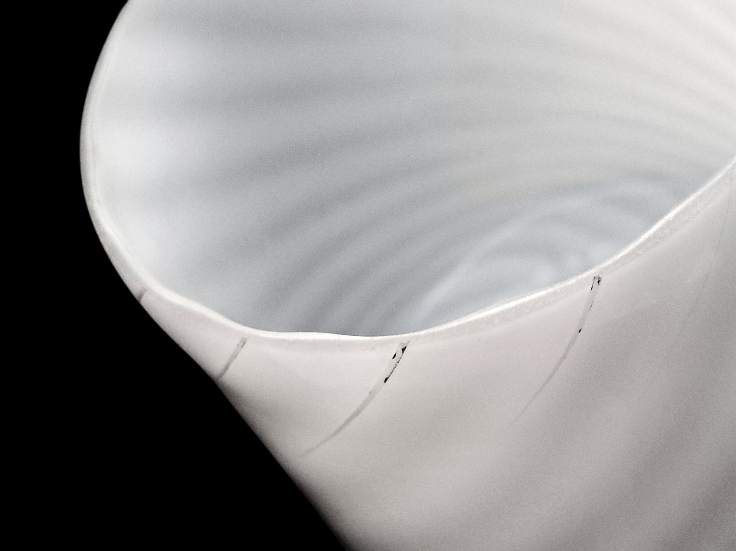 Lampada da Comodino a Fungo in Vetro di Murano, Lavorazione Swirl