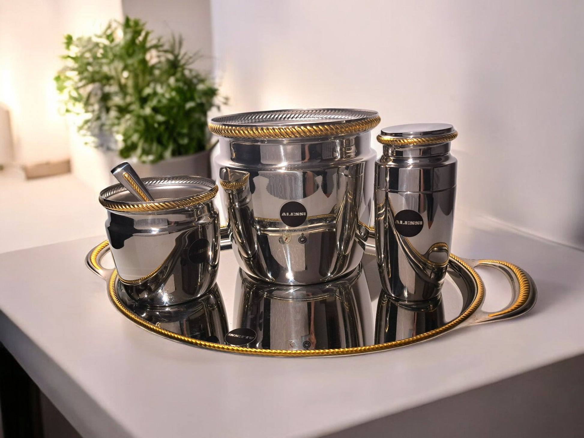 Set Barware Alessi Mercurio, Acciaio Inox