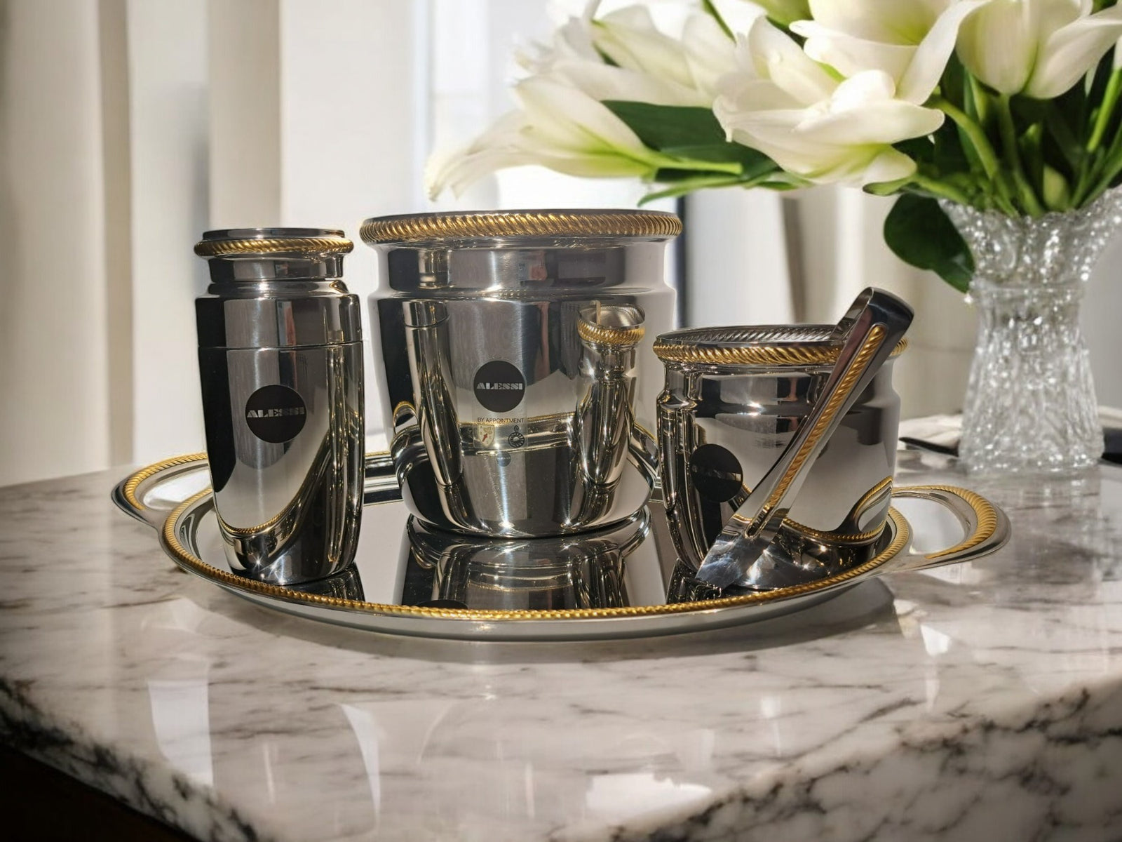 Set Barware Alessi Mercurio, Acciaio Inox