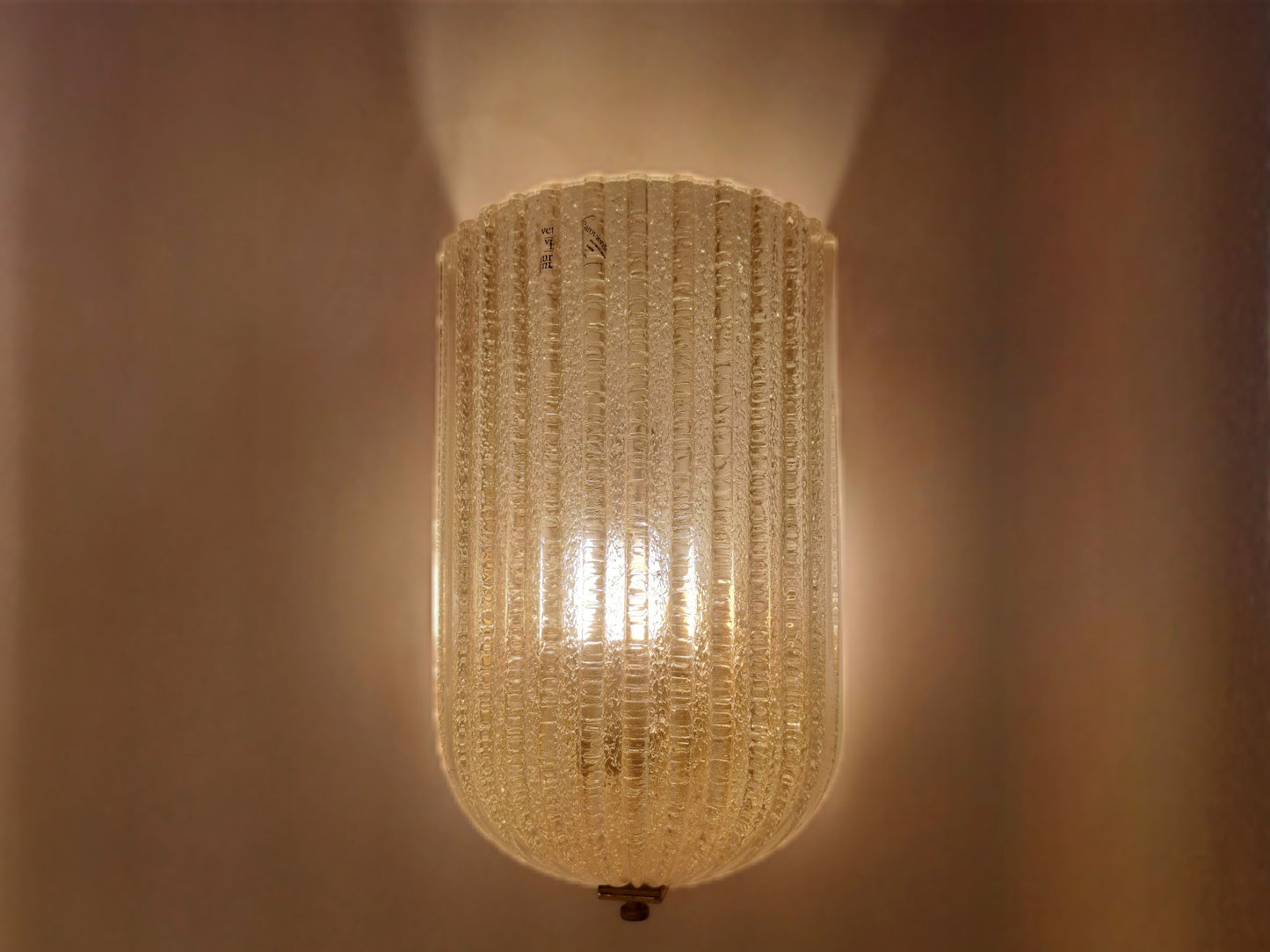 Applique in Vetro di Murano, Barovier & Toso, Rugiada