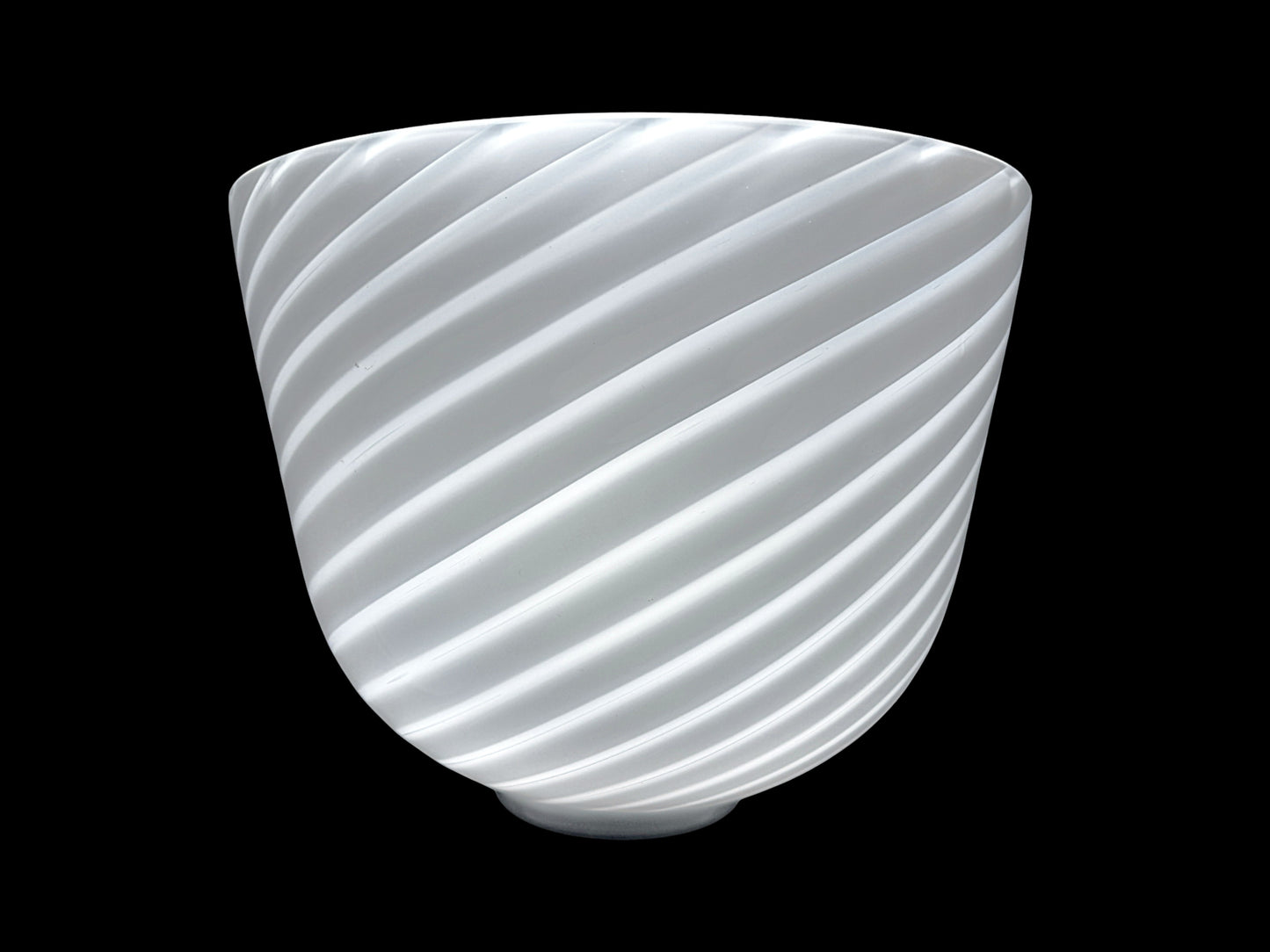 Lampada da Parete in Vetro di Murano, De Majo, Lavorazione Swirl
