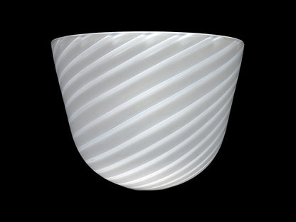 Lampada da Parete in Vetro di Murano, De Majo, Lavorazione Swirl