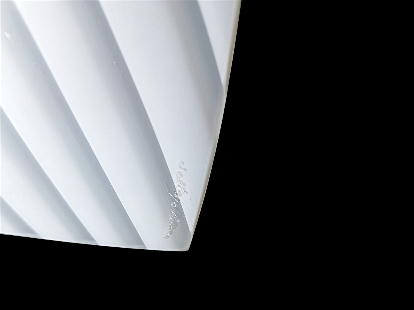 Lampada da Parete in Vetro di Murano, De Majo, Lavorazione Swirl