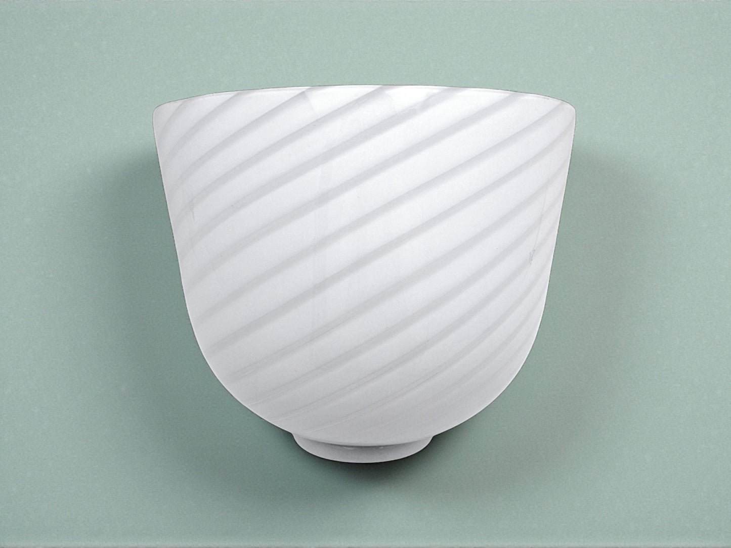 Lampada da Parete in Vetro di Murano, De Majo, Lavorazione Swirl