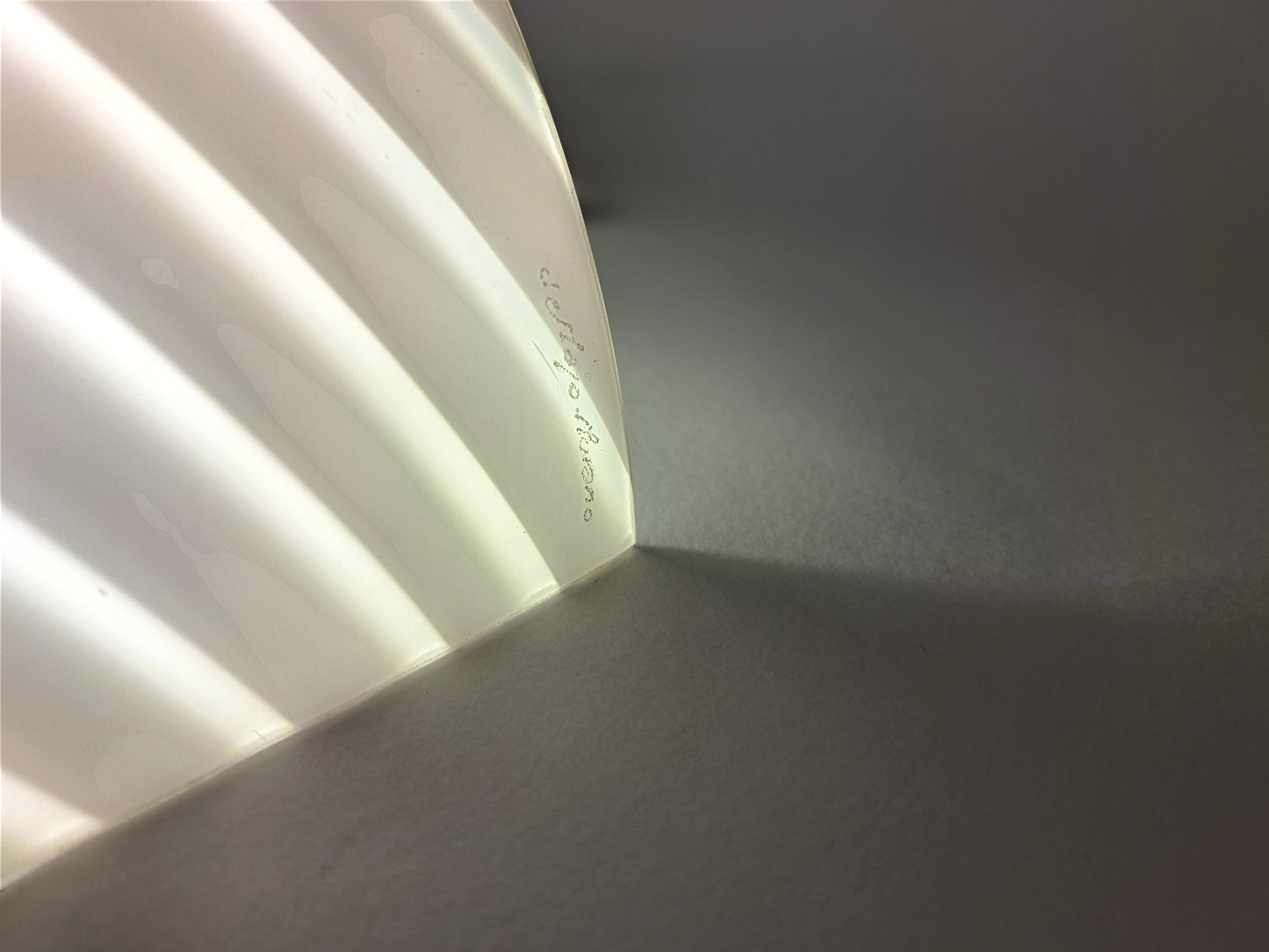 Lampada da Parete in Vetro di Murano, De Majo, Lavorazione Swirl
