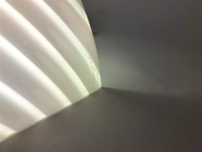 Lampada da Parete in Vetro di Murano, De Majo, Lavorazione Swirl