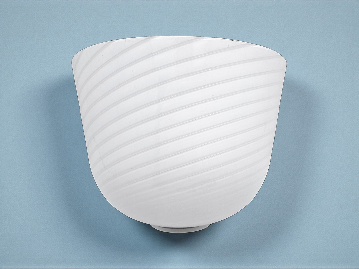 Murano Glass Wall Lamp, De Majo, Swirl Processing