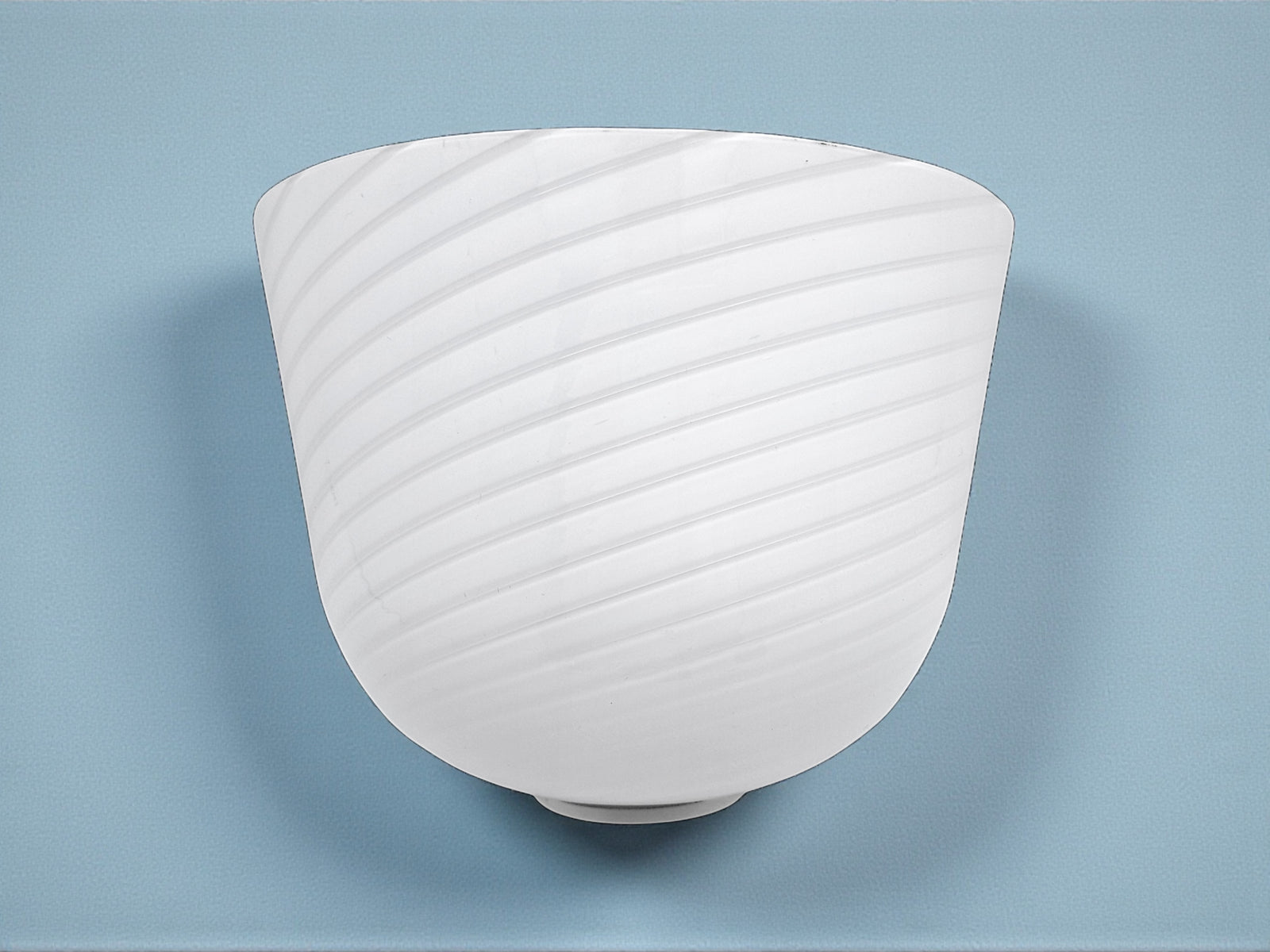 Lampada da Parete in Vetro di Murano, De Majo, Lavorazione Swirl