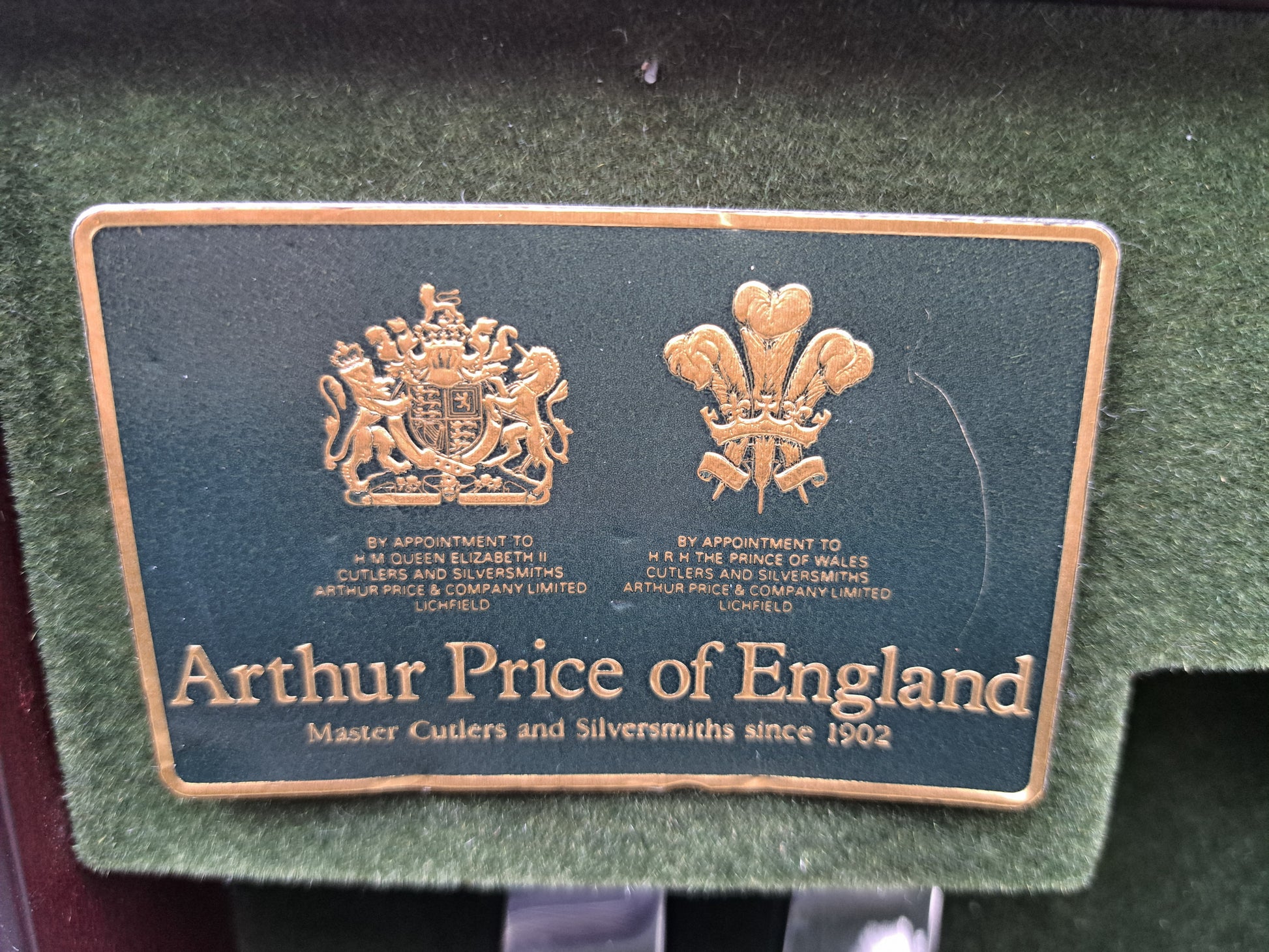 Servizio Posate per 8 Persone, Arthur Price of England, Kings Pattern
