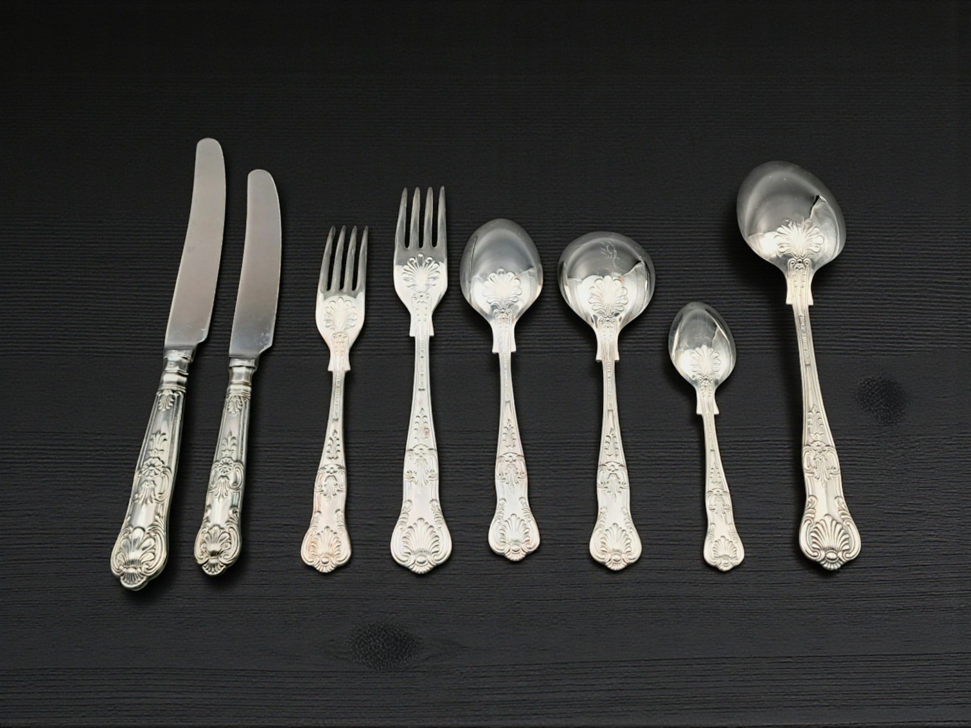 Servizio Posate per 8 Persone, Arthur Price of England, Kings Pattern