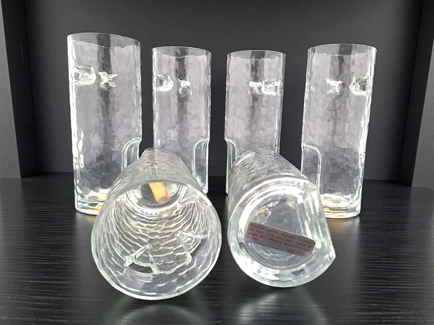 Set 6 Bicchieri Cocktail Murano - Attr. Toni Zuccheri per VeArt
