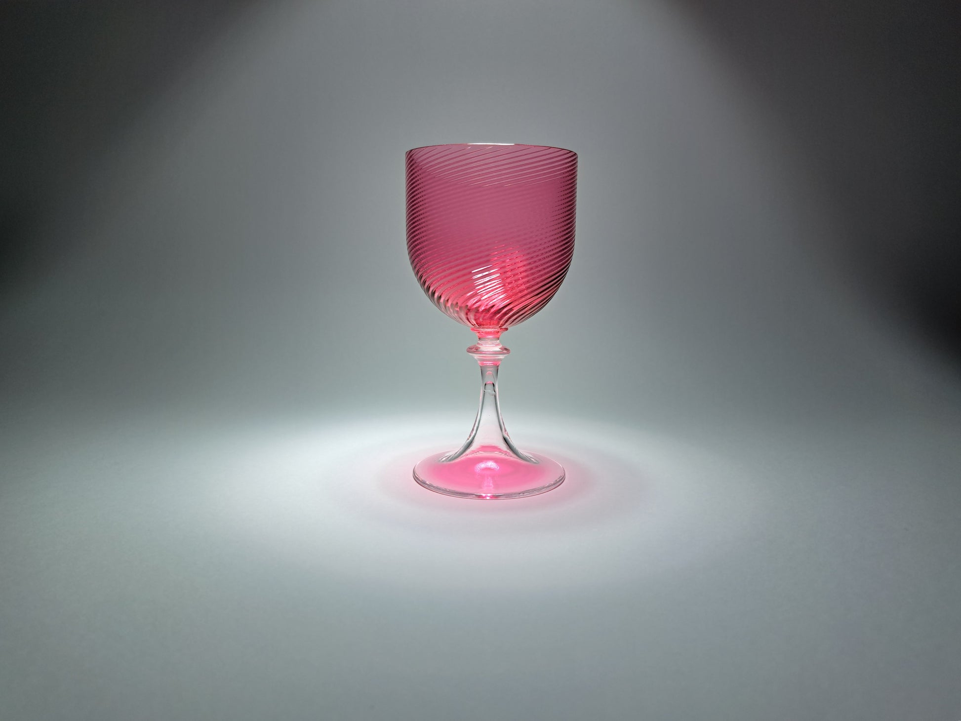 Servizio da 6 Bicchieri in Vetro di Murano, Vetreria NasonMoretti, Rigadin