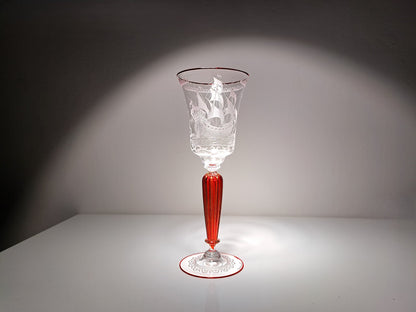 Calice Tipetto in Vetro di Murano, Raimondo Maddaluno