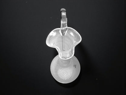Caraffa in Vetro di Murano, Lavorazione Filigrana, Vetreria Salvadori
