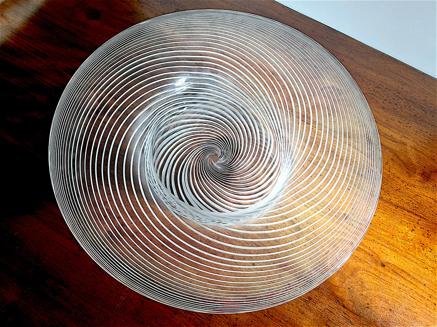Centrotavola in Vetro di Murano, Lavorazione Swirl