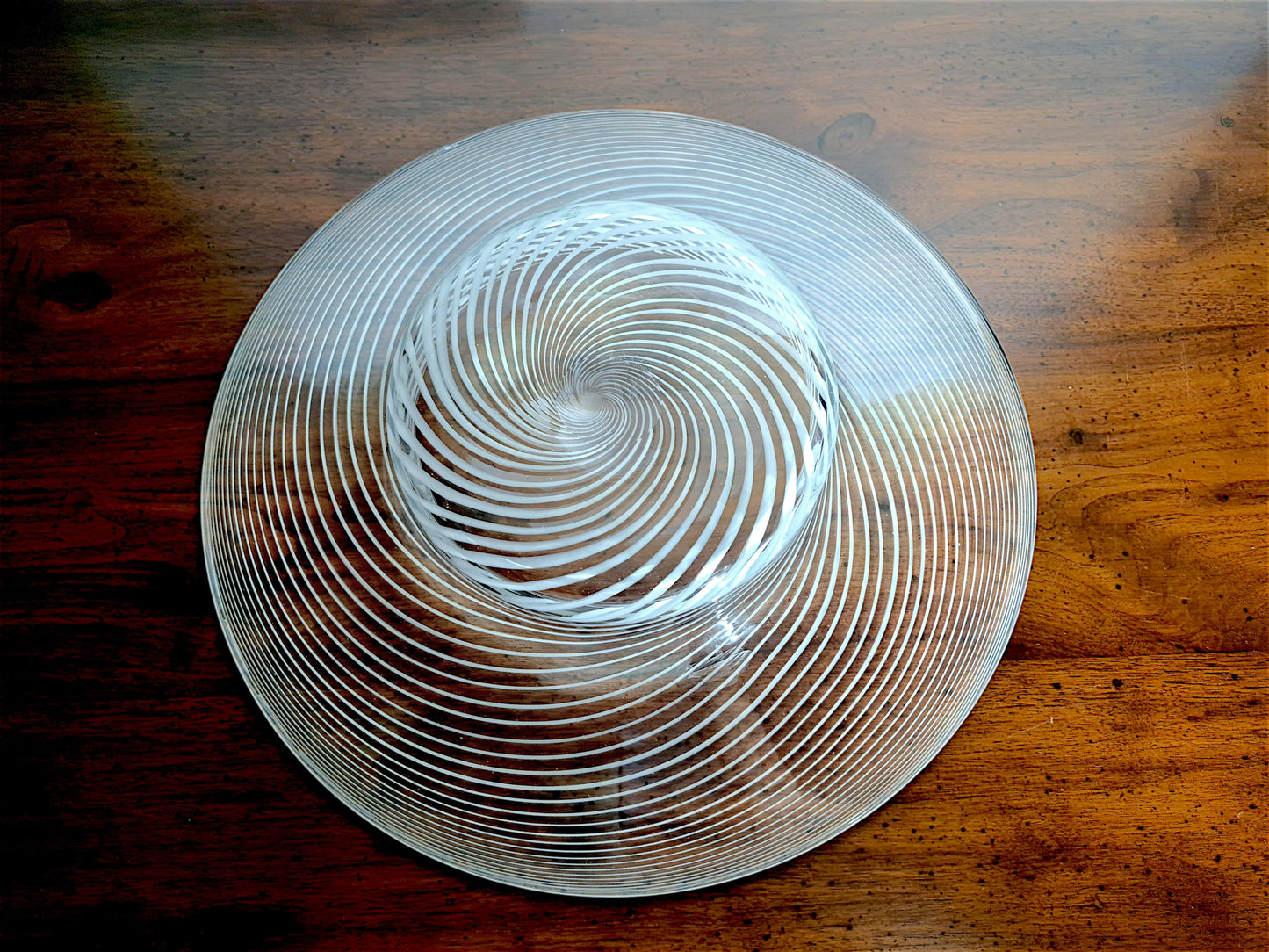 Centrotavola in Vetro di Murano, Lavorazione Swirl