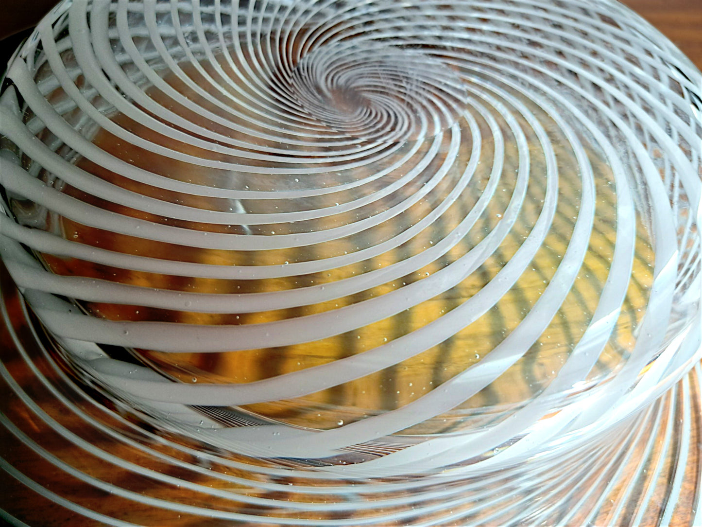 Centrotavola in Vetro di Murano, Lavorazione Swirl