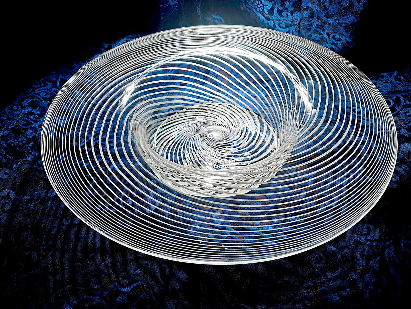 Centrotavola in Vetro di Murano, Lavorazione Swirl