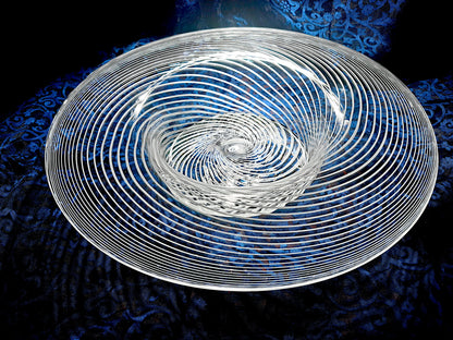 Centrotavola in Vetro di Murano, Lavorazione Swirl