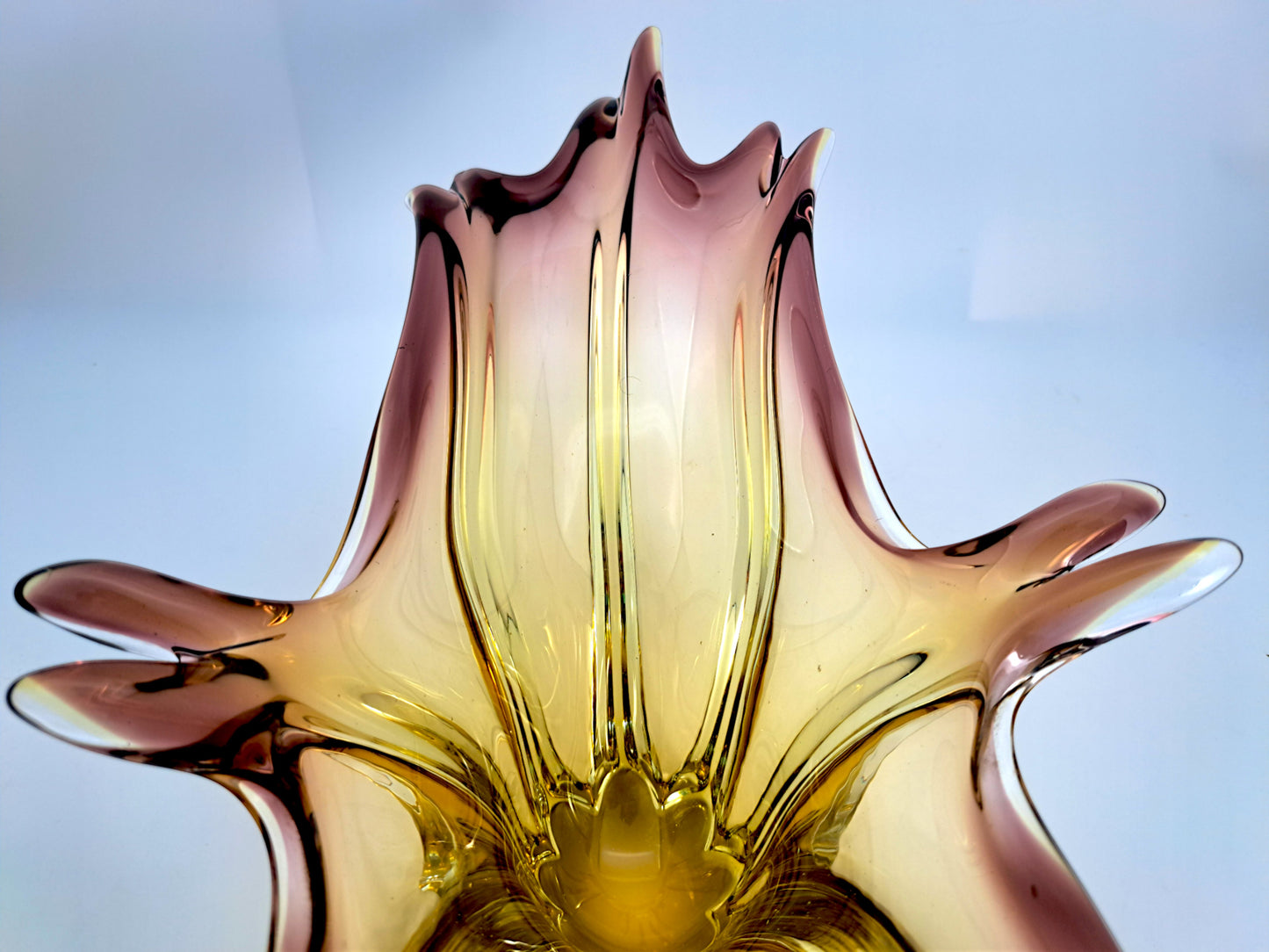 Centrotavola in Vetro Sommerso di Murano