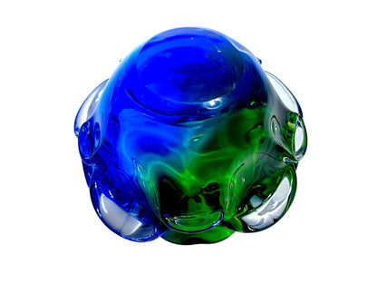 Centrotavola in Vetro di Murano, Blu e Verde