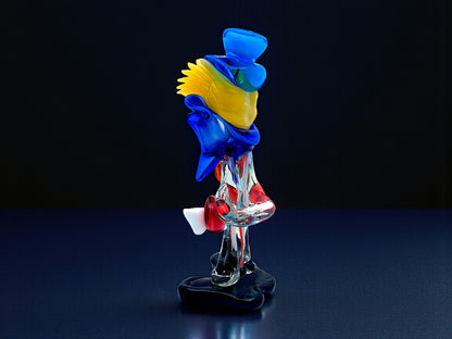 Statuina raffigurante un Clown, in Vetro di Murano