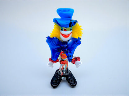 Statuina raffigurante un Clown, in Vetro di Murano