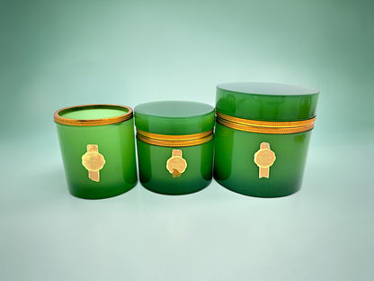 Set 3 Portagioie in Vetro Opalino di Murano, V. Nason