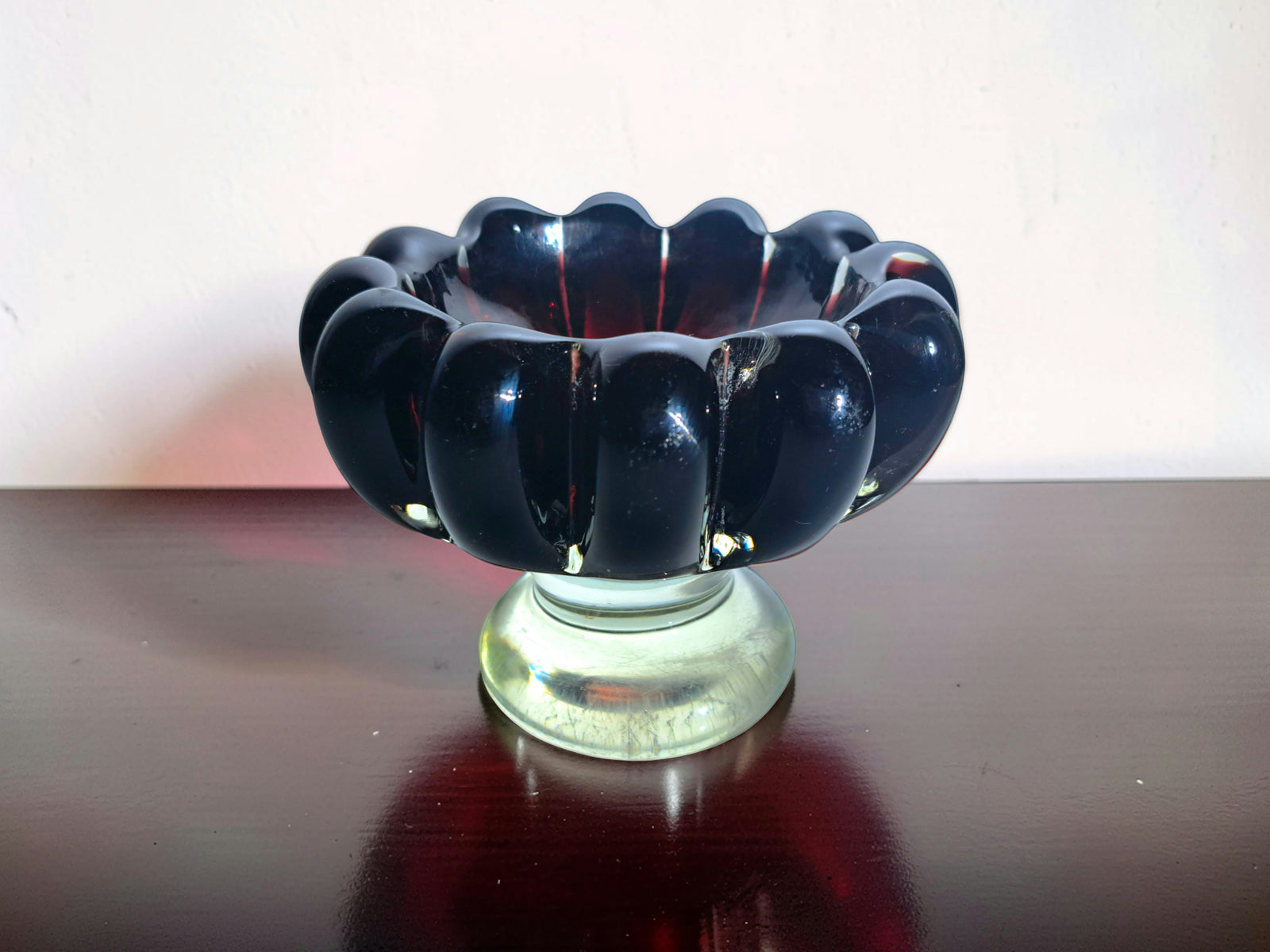 Coppa in Vetro Massiccio di Murano, Barovier & Toso