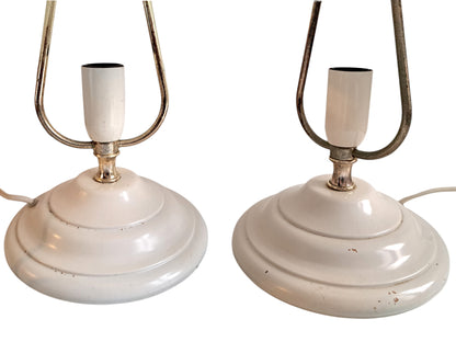 Coppia di Lampade in Vetro di Murano, Paralume a Cappello
