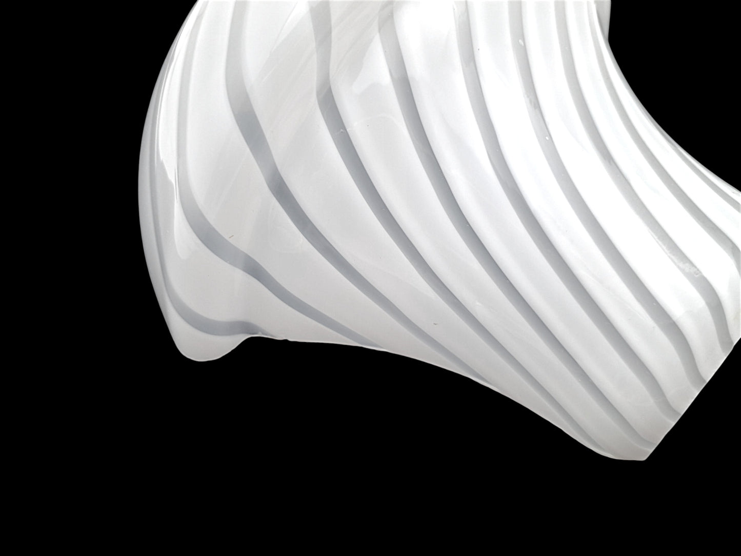 Coppia di Lampade a Parete in Vetro di Murano, Mushroom Swirl