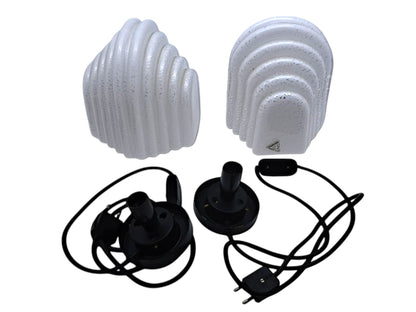 Coppia di Lampade da Tavolo in Vetro di Murano, Vetrarti