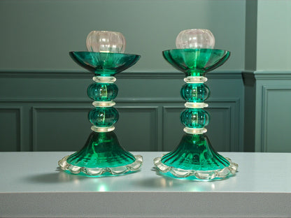 Coppia di Lampade in Vetro di Murano