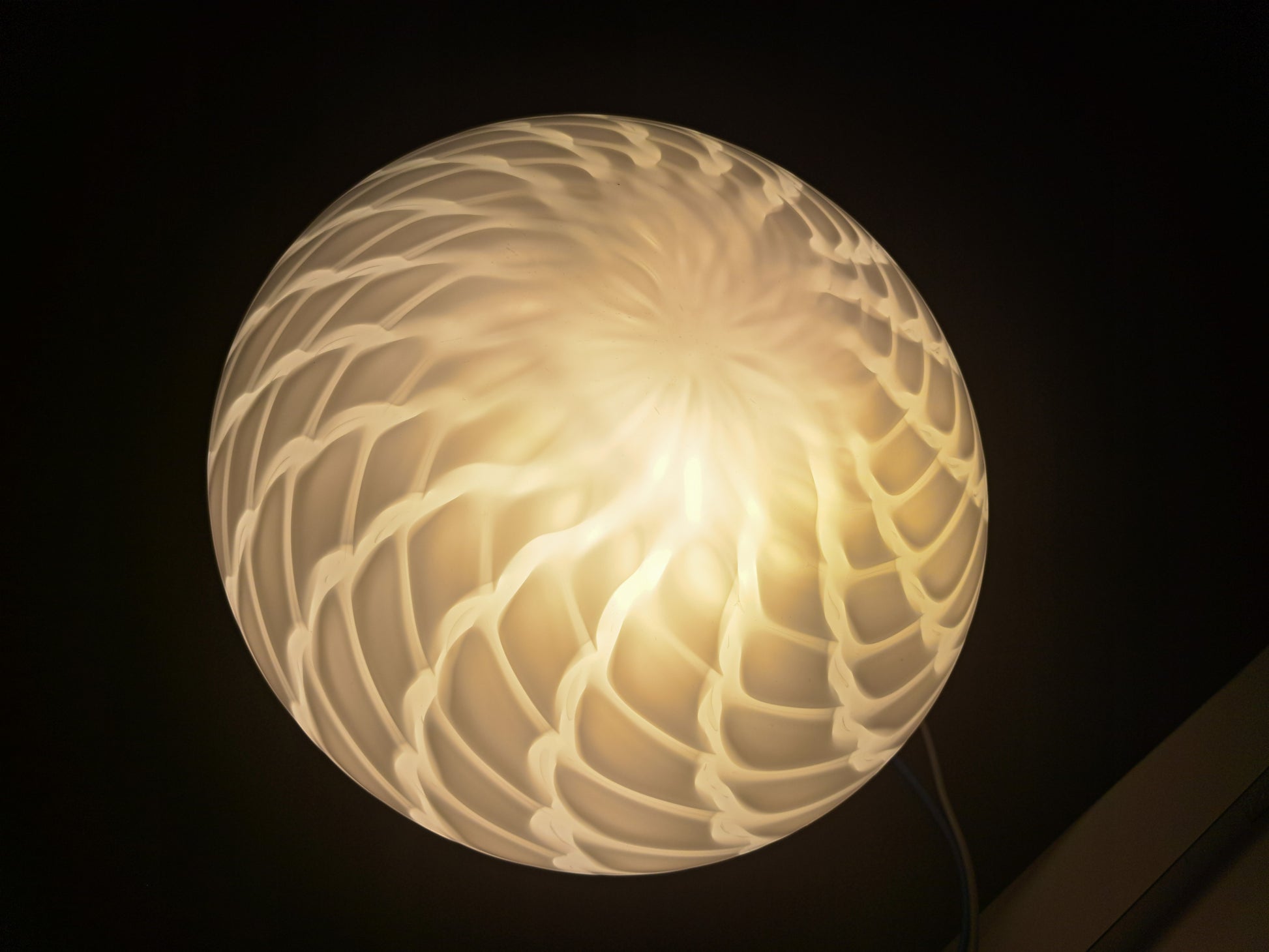 Lampada da Soffitto in Vetro di Murano, De Majo
