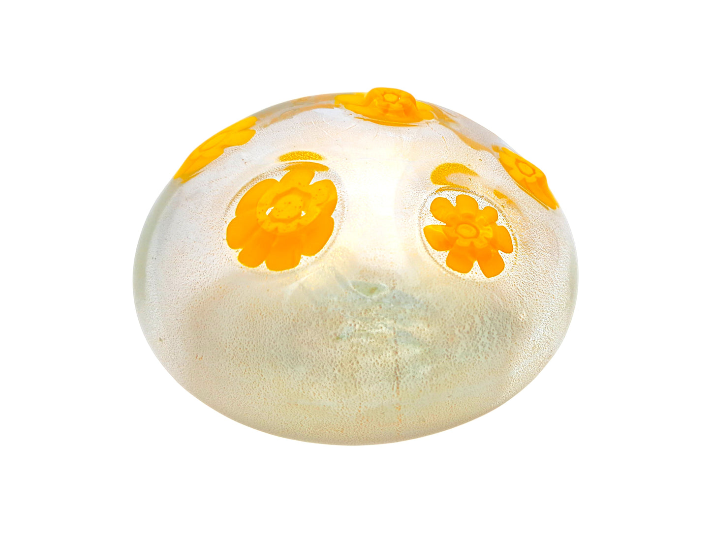 Fermacarte in Vetro di Murano, Murrine Gialle, La Murrina