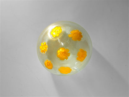 Fermacarte in Vetro di Murano, Murrine Gialle, La Murrina