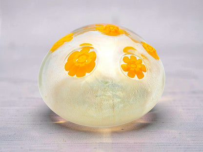 Fermacarte in Vetro di Murano, Murrine Gialle, La Murrina